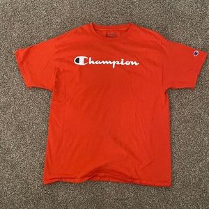 Orange Large Champion t shirt